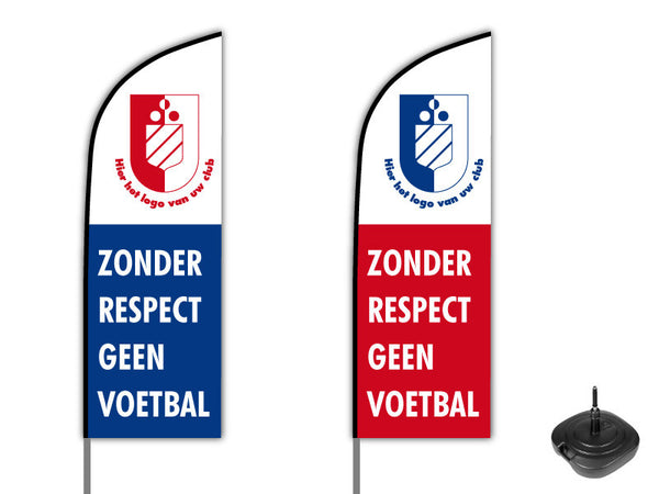 Beachflag (83x245cm) - Compleet