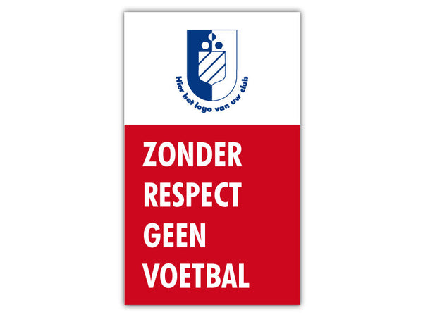 Reclamebord (30x50cm) - Binnen - 4 stuks